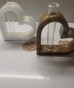 Alternative view of Heart shaped bud vase