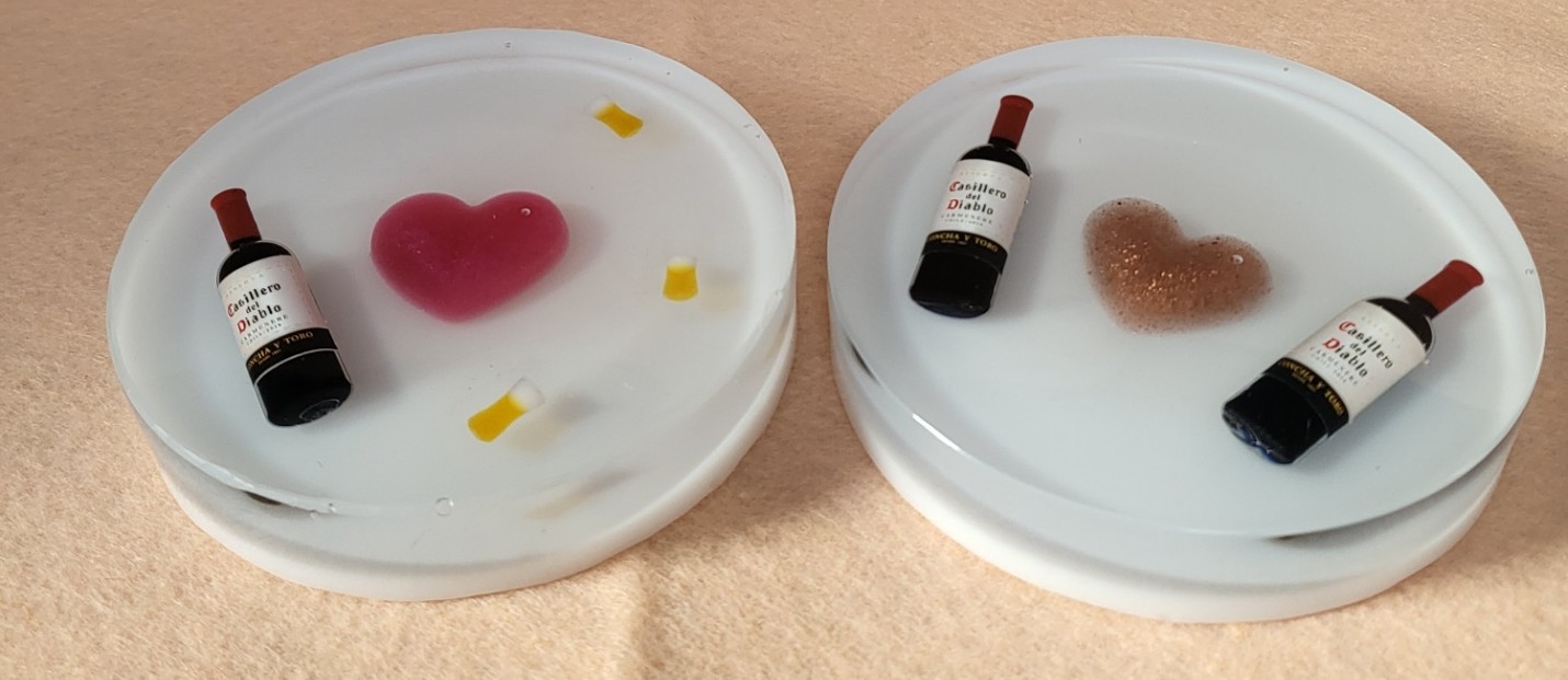 Chunky monkey coasters - wine & beer