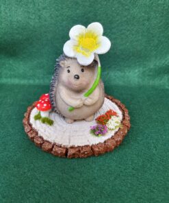 Daisy Hedgehog, resin base