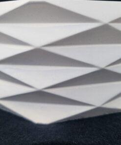 Alternative view of Large triangle effect plant pot