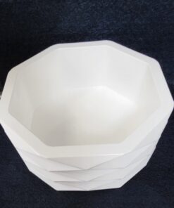 Large triangle effect plant pot