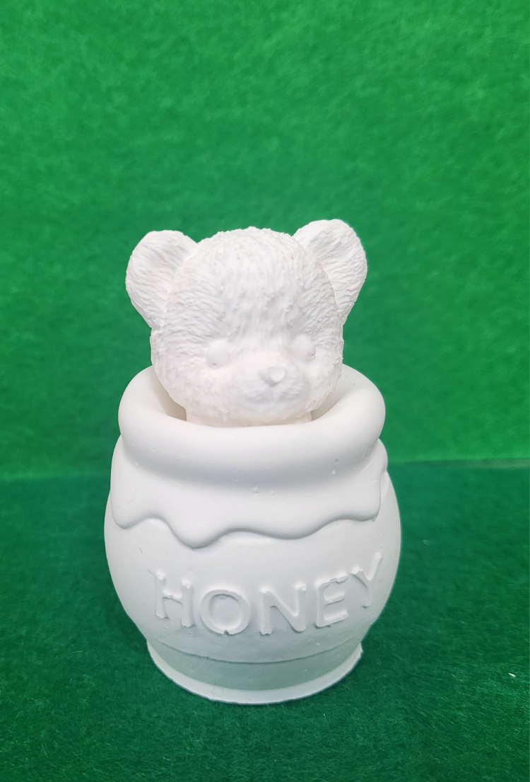 Paint your own honey pot bear