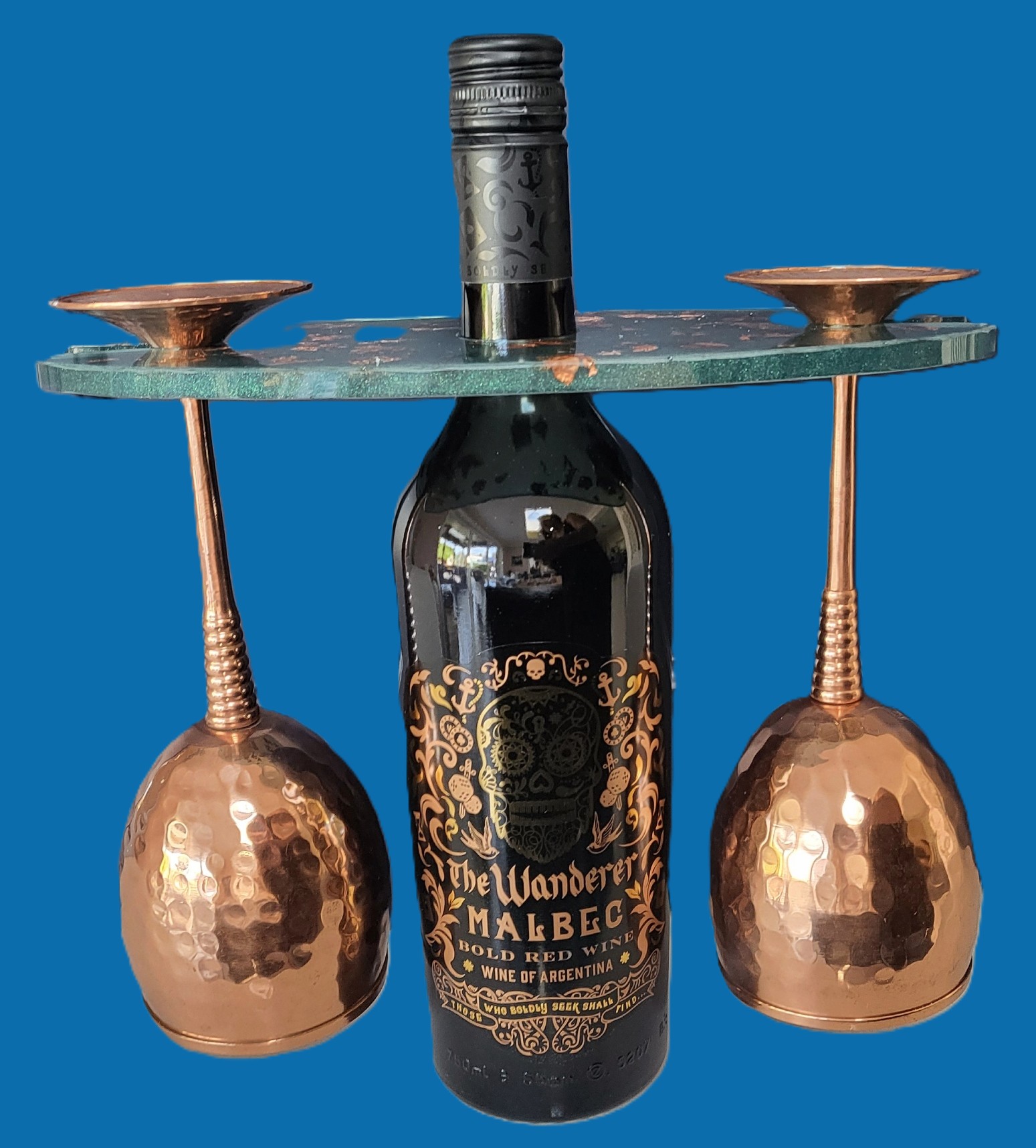 Wine glass holder