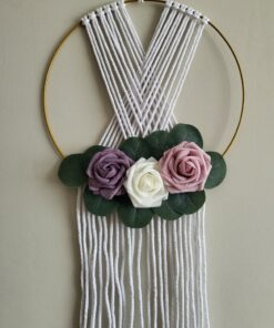 Macrame Hanging Flowers